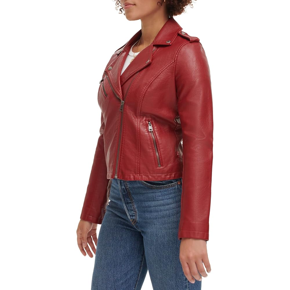 LEVI’S RED / asymmetry leather pants LEVI'S RED / asymmetry leather pants